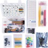 Miuzei Breadboard Kit Composant Electronique Starter Compatible avec Arduino,pour Raspberry Pi Inclure Plaque essai Potentiometr