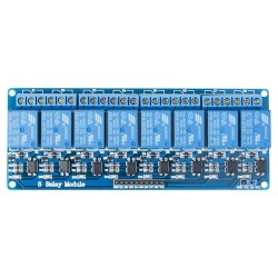 ELEGOO Module Relais 5V DC 8 Canaux avec Optocoupleur 8-Channel Relay Module pour Mega 1280 DSP Arm PIC AVR STM32