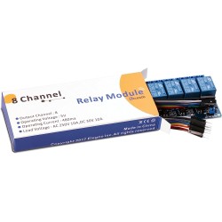 ELEGOO Module Relais 5V DC 8 Canaux avec Optocoupleur 8-Channel Relay Module pour Mega 1280 DSP Arm PIC AVR STM32