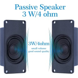 CQRobot Speaker 3 Watt 4 Ohm for Arduino, JST-PH2.0 Interface. It is Ideal for a Variety of Small Electronic Projects.