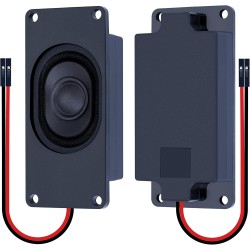 CQRobot Miniature Loudspeaker 3 Watt 4 Ohm Passive Enclosed Audio/Woofer Speaker Compatible with Arduino Board. 2.54mm Dupont In