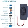 CQRobot Speaker 3 Watt 8 Ohm for Arduino, JST-PH2.0 Interface. It is Ideal for a Variety of Small Electronic Projects.