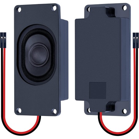 CQRobot Miniature Loudspeaker 3 Watt 8 Ohm Passive Enclosed Audio/Woofer Speaker Compatible with Arduino Board. 2.54mm Dupont In