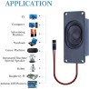 CQRobot Speaker 5 Watt 8 Ohm for Arduino, 2.54mm Dupont Interface. It is Ideal for a Variety of Small Electronic Projects.
