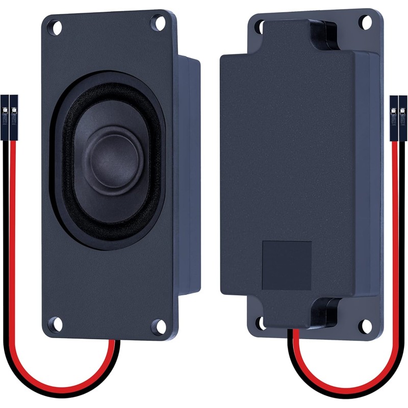 CQRobot Miniature Loudspeaker 5 Watt 8 Ohm Passive Enclosed Audio/Woofer Speaker Compatible with Arduino Board. 2.54mm Dupont In