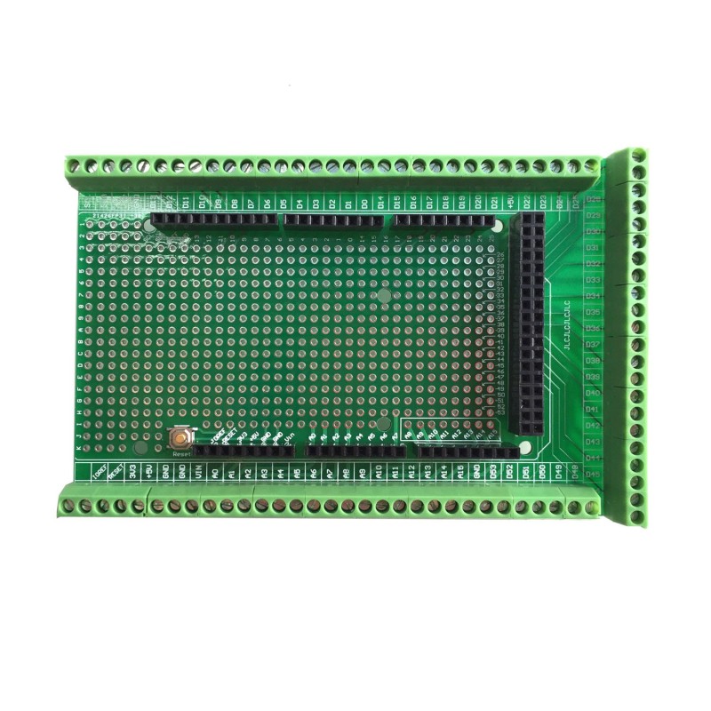 Prototype Screw/Terminal Block Shield Board Kit pour Arduino Mega 2560 R3 DIY Soudé