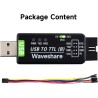 Waveshare Industrial USB to TTL Converter Original CH343G Onboard with Multi Protection Circuits Multi Systems Support