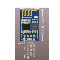 Relais ARCELI ESP8266 avec module d'émetteur-récepteur sans fil WIFI série ESP8266 pour Arduino Raspberry Pi