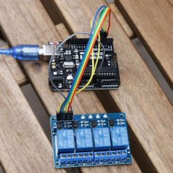 ELEGOO Module Relais 5V DC ４ Canaux avec Optocoupleur ４-Channel DC 5V Relay Module pour Mega 2560 1280 DSP Arm PIC AVR STM32