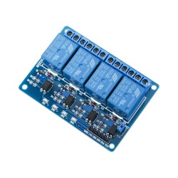 ELEGOO Module Relais 5V DC ４ Canaux avec Optocoupleur ４-Channel DC 5V Relay Module pour Mega 2560 1280 DSP Arm PIC AVR STM32