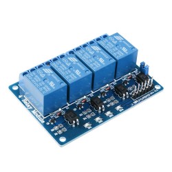 ELEGOO Module Relais 5V DC ４ Canaux avec Optocoupleur ４-Channel DC 5V Relay Module pour Mega 2560 1280 DSP Arm PIC AVR STM32