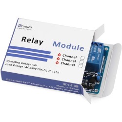ELEGOO Module Relais 5V DC ４ Canaux avec Optocoupleur ４-Channel DC 5V Relay Module pour Mega 2560 1280 DSP Arm PIC AVR STM32