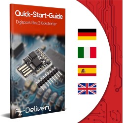 AZDelivery 5X Digispark Rev. 3 Kickstarter avec USB Carte de Développement Compatible à 100% avec ATtiny85 et Arduino incluant U