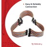 AZDelivery Jumper Wire Cable 5 x 40 pcs. Chaque 20 cm M2M/ F2M / F2F, 40Pin Mâle vers Mâle, 40 Pin Femelle vers Femelle, Compati
