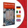 AZDelivery Jumper Wire Cable 5 x 40 pcs. Chaque 20 cm M2M/ F2M / F2F, 40Pin Mâle vers Mâle, 40 Pin Femelle vers Femelle, Compati