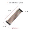 AZDelivery Jumper Wire Cable 3 x 40 pcs. Chaque 20 cm M2M/ F2M / F2F, 40Pin Mâle vers Mâle, 40 Pin Femelle vers Femelle, Compati