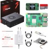 iRasptek Raspberry Pi 5 Kit de démarrage 16Go - Édition OS-Bookworm de 256Go préinstallée (boîtier Aluminium)
