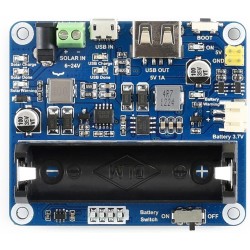 Waveshare Solar Power Management Module for 6V~24V Solar Panel Multi Protection Circuits, Solar Controller USB, MPPT Solar Charg