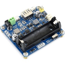 Waveshare Solar Power Management Module for 6V~24V Solar Panel Multi Protection Circuits, Solar Controller USB, MPPT Solar Charg