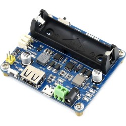 Waveshare Solar Power Management Module for 6V~24V Solar Panel Multi Protection Circuits, Solar Controller USB, MPPT Solar Charg
