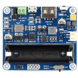 Waveshare Solar Power Management Module for 6V~24V Solar Panel Multi Protection Circuits, Solar Controller USB, MPPT Solar Charg