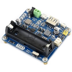 Waveshare Solar Power Management Module for 6V~24V Solar Panel Multi Protection Circuits, Solar Controller USB, MPPT Solar Charg