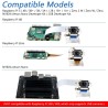 Freenove 8MP Camera for Raspberry Pi 5 4 B 3 B+ A+ Zero 2 W Jetson Nano with Adjustable Holder and Ribbon Cable, 120° Viewing An