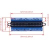 GeeekPi Raspberry Pi Micro GPIO Terminal Block Breakout Board Module,Raspberry Pi GPIO Expansion Board Micro Connector pour Rasp