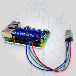 GeeekPi Raspberry Pi Micro GPIO Terminal Block Breakout Board Module,Raspberry Pi GPIO Expansion Board Micro Connector pour Rasp