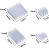 GeeekPi 20PCS Dissipateurs de Chaleur pour Raspberry Pi 4 Modèle B,Raspberry Pi Dissipateurs de Chaleur en Aluminium avec Ruban 