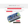 RS485 Can Hat pour Raspberry Pi 4B/3B+/3B/2B/B+/A+/Zero/Zero W/WH, Autoriser la Communication Longue Distance Via la Fonction RS