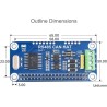 RS485 Can Hat pour Raspberry Pi 4B/3B+/3B/2B/B+/A+/Zero/Zero W/WH, Autoriser la Communication Longue Distance Via la Fonction RS