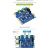 Waveshare 2-Channel Isolated Can Expansion Hat for Raspberry Pi with MCP2515 + SN65HVD230 Dual Chips Solution and Multi Onboard 