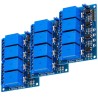 AZDelivery 3 x 4 Canaux Module Relais 5V avec Optocoupleur Low-Level-Trigger Compatible avec Arduino et Raspberry Pi incluant Un