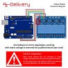 AZDelivery 4 Canaux Module Relais 5V avec Optocoupleur Low-Level-Trigger Compatible avec Arduino et Raspberry Pi incluant Un E-B