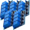 AZDelivery 5 x 4 Canaux Module Relais 5V avec Optocoupleur Low-Level-Trigger Compatible avec Arduino et Raspberry Pi incluant Un