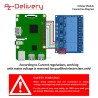 AZDelivery 5 x 4 Canaux Module Relais 5V avec Optocoupleur Low-Level-Trigger Compatible avec Arduino et Raspberry Pi incluant Un