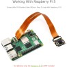 Waveshare IMX219 Camera Module, Compatible with Raspberry Pi 5, 8MP, MIPI-CSI Interface, 79.3°FOV, Comes with Pi5 CSI Flexible C