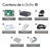 Raspberry Pi 5 4 Go Starter-Kit Noir | Bloc d'alimentation USB-C 27 W | Boîtier avec Ventilateur | Carte mémoire 64 Go | Câble M