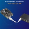 ZDE ZP583 PoE+ HAT PCIe to M.2 Key M NVMe SSD Adapter Board Power Over Ethernet with Aluminum Heatsink Onboard Cooling Fan for R