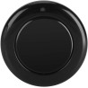 Nikou Émetteur à Distance sans Fil Mural 433 MHz, émetteur Rond à télécommande RF EV1527 1 Bouton de régulation(Noir)
