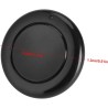Nikou Émetteur à Distance sans Fil Mural 433 MHz, émetteur Rond à télécommande RF EV1527 1 Bouton de régulation(Noir)