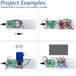 Freenove Ultimate Starter Kit for Raspberry Pi Pico 2 W (Included), Dual Arm Cortex-M33 and Dual Hazard3 RISC-V Microcontroller,