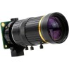 Waveshare Quality Industrial Zoom Lens 8-50mm Adjustable Focal Length with Adjustable Angle of View C-Mount Compatible with Rasp