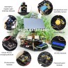 KEYESTUDIO Kit électronique de Suivi Solaire DIY pour Arduino UNO, capteur de température et d'humidité, capteur de lumière BH17