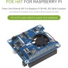 POE Hat for Raspberry Pi 4B 3B+,802.3af/at-Compliant,Power Over Ethernet Hat (C) Expansion Board for Raspberry Pi 3B+ 4B,with Co