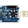 Power Over Ethernet Hat (B) PoE Hat for Raspberry Pi 4 B/3 B+,802.3af-Compliant,37V ~ 57V DC Input,5V 2.5A DC Input, Onboard 0.9