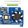 IBest POE HAT pour Raspberry Pi 4B/3B+, 802.3af/at, carte d'extension avec ventilateur de refroidissement et dissipateur thermiq