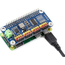 Waveshare 16-Channel PWM Output Servo Driver Hat for Raspberry Pi 12-bit I2C Interface with VIN Terminal…