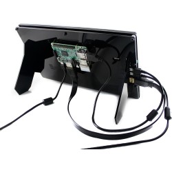 Waveshare 10.1 inch IPS Monitor for Raspberry Pi 4 Capacitive Touchscreen Display 1280×800 HDMI LCD (B) with Case Support All Ra